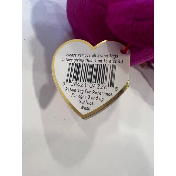 TY Beanie Baby Millennium Millenium Bear 1999 Retired With Tag Errors - Picture 7 of 12